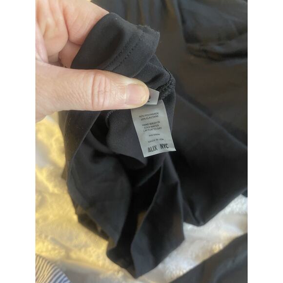 Alix NYC Jansen Little Black Dress Jersey Off The Shoulder Dress NWT $226 S - Picture 9 of 10